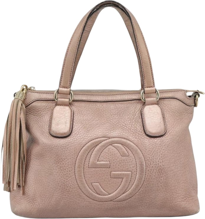 Gucci Gucci Soho Convertible Top Handle Leather Small