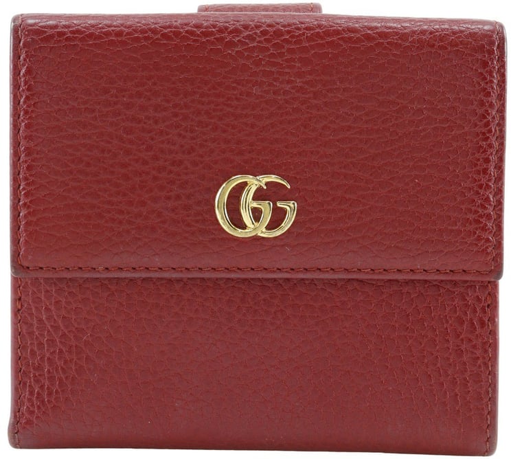 Gucci Gucci GG Marmont Bifold Wallet Leather Compact