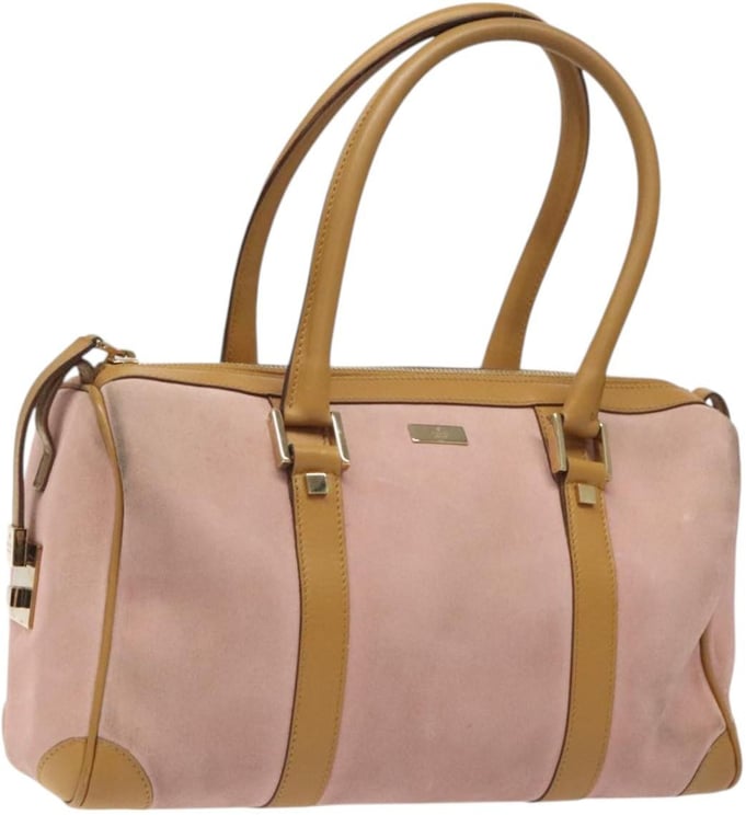 Gucci Gucci Vintage Zip Boston Bag Suede