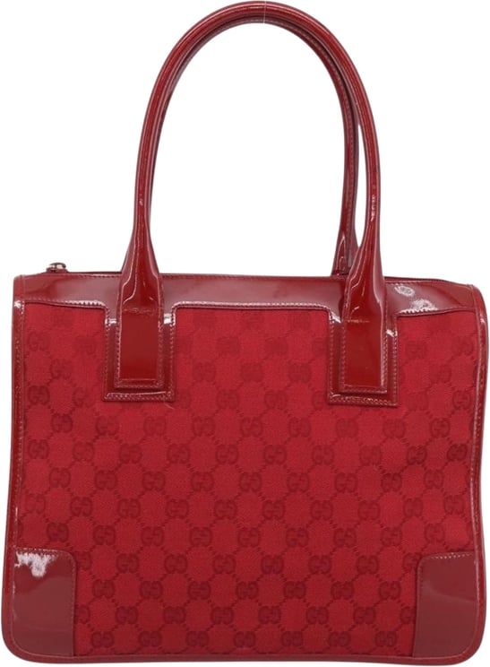 Gucci Gucci Structured Top Handle Open Tote GG Canvas Large