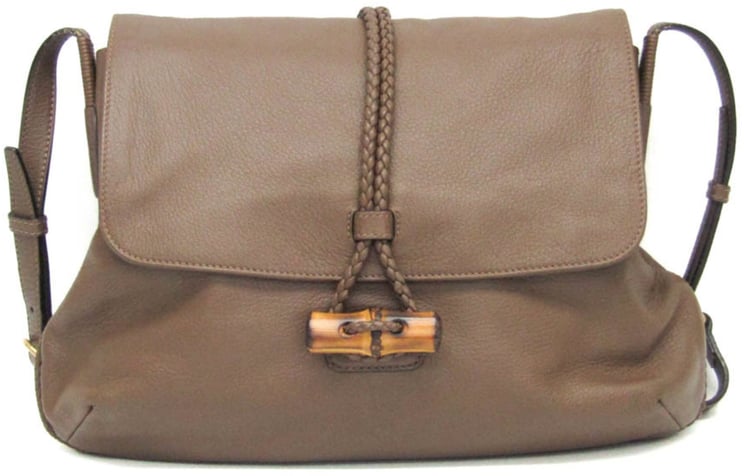 Gucci Gucci Bamboo Shoulder Bag Leather