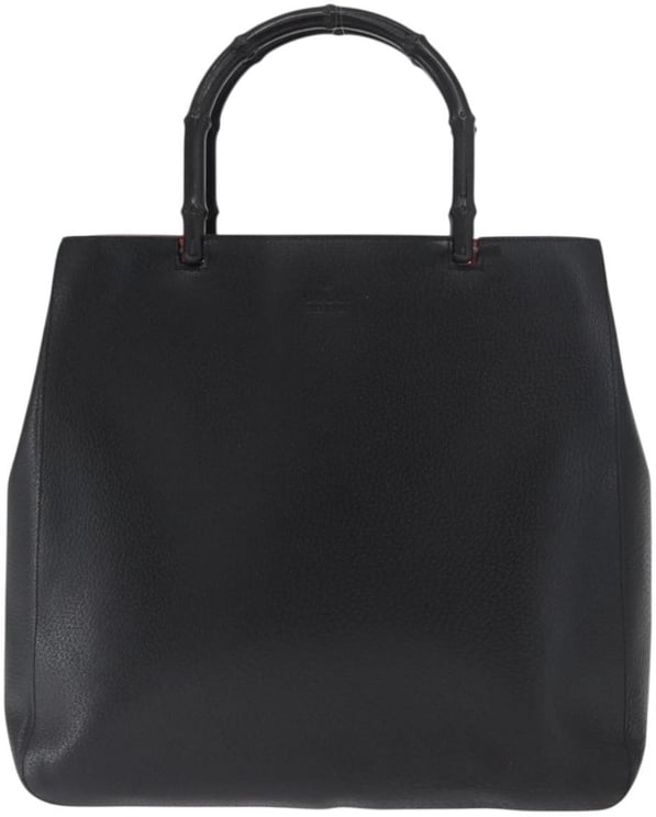 Gucci Gucci Vintage Bamboo Handle Tote Leather