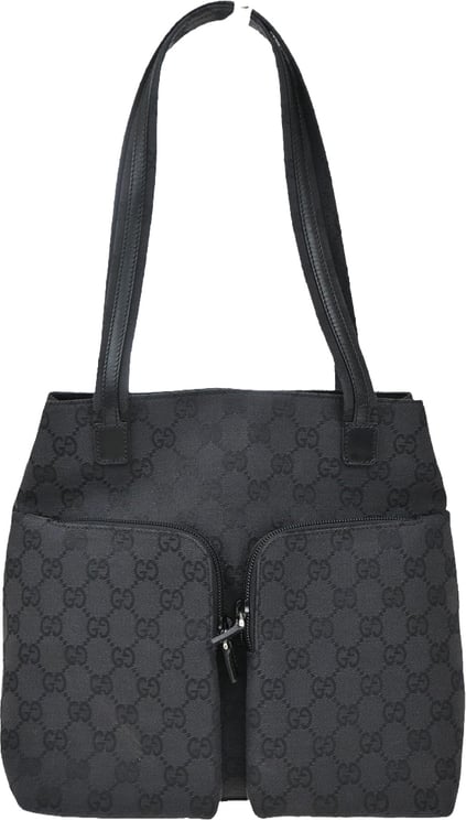 Gucci Gucci Double Pocket Tote GG Canvas Small