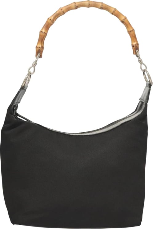 Gucci Gucci Vintage Bamboo Hobo Nylon Small