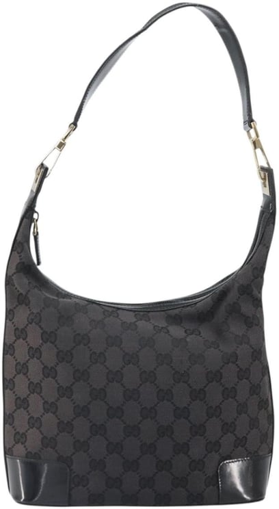 Gucci Gucci Vintage Clasp Handle Hobo (Outlet) GG Canvas Medium