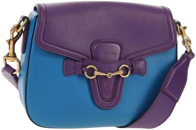 Gucci Gucci Lady Web Shoulder Bag Leather Small