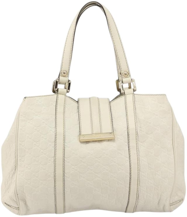 Gucci Gucci New Ladies Web Tote Guccissima Leather Medium