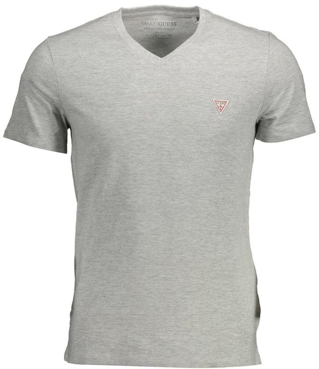 Guess Guess Jeans Gray Organic Cotton Men T-Shirt