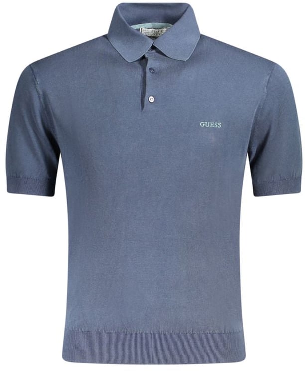 Guess Guess Jeans Blu Cotton Men's Polo Shirt