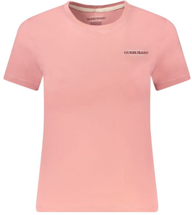 Guess Guess Jeans Rosa Cotton Women T-Shirt