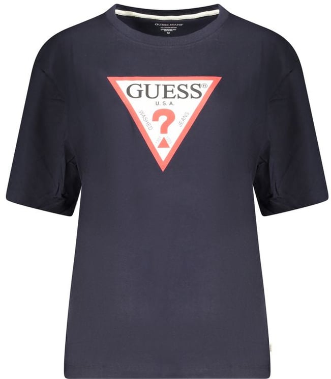 Guess Guess Jeans Blue Organic Cotton Women T-Shirt