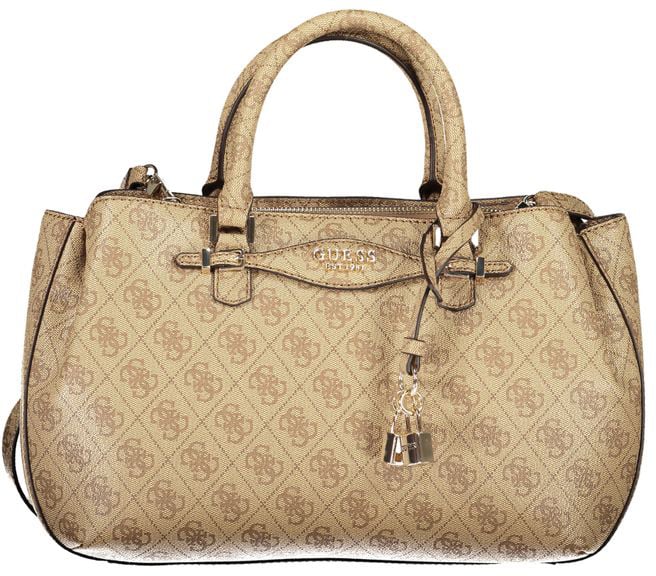 Guess Guess Jeans Beige Polyurethane Women Handbag