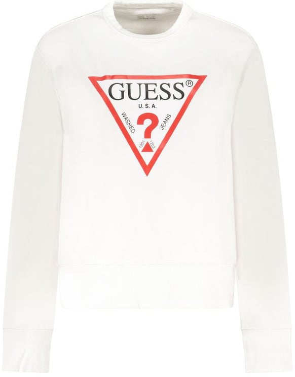 Guess Guess Jeans White Cotton Women's Sweatshirt