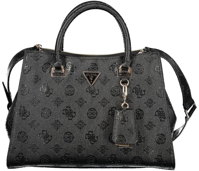 Guess Guess Jeans Nero Poliuretano Woman Handbag