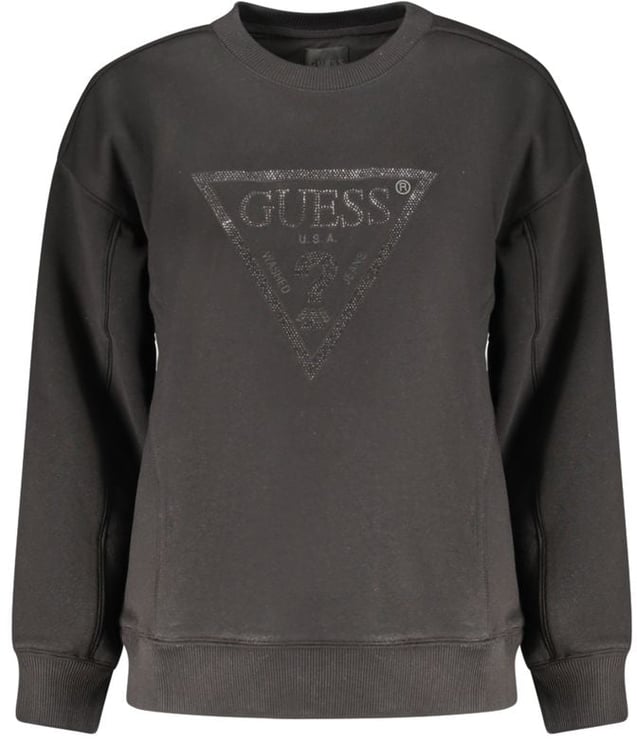 Guess Guess Jeans Black Cotton Women Sweatshirt