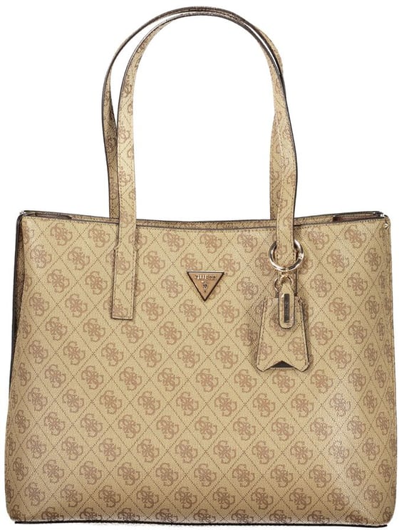 Guess Guess Jeans Beige Polyurethane Women Handbag