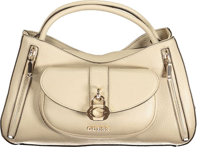 Guess Guess Jeans Beige Polyurethane Women Handbag