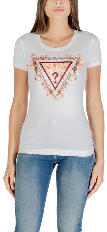 Guess Guess White Cotton T-Shirt
