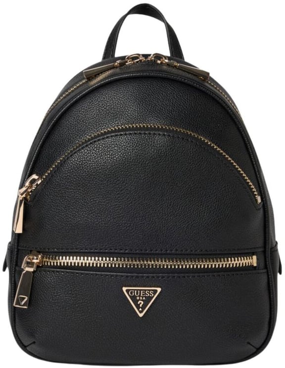 Guess Guess Jeans Nero Poliuretano Women Backpack