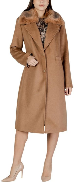 Guess Guess Beige Polyester Coat