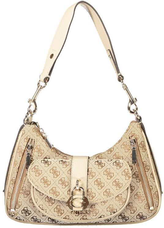 Guess Guess Jeans Beige Polyurethane Women Handbag