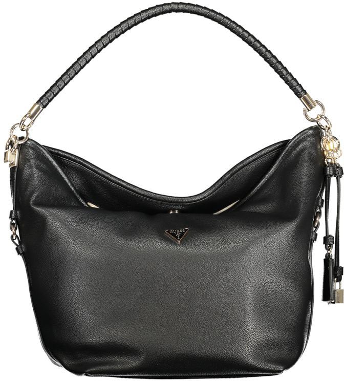 Guess Guess Jeans Nero Polyurethane Women Shoulder Bag
