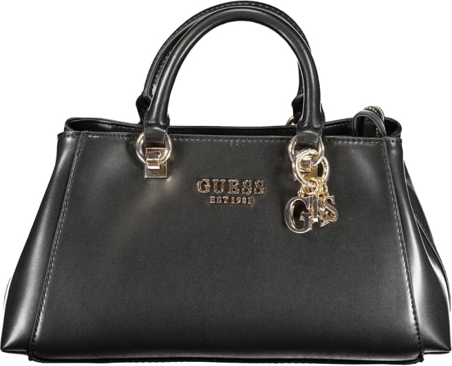 Guess Guess Jeans Nero Poliuretano Women Handbag