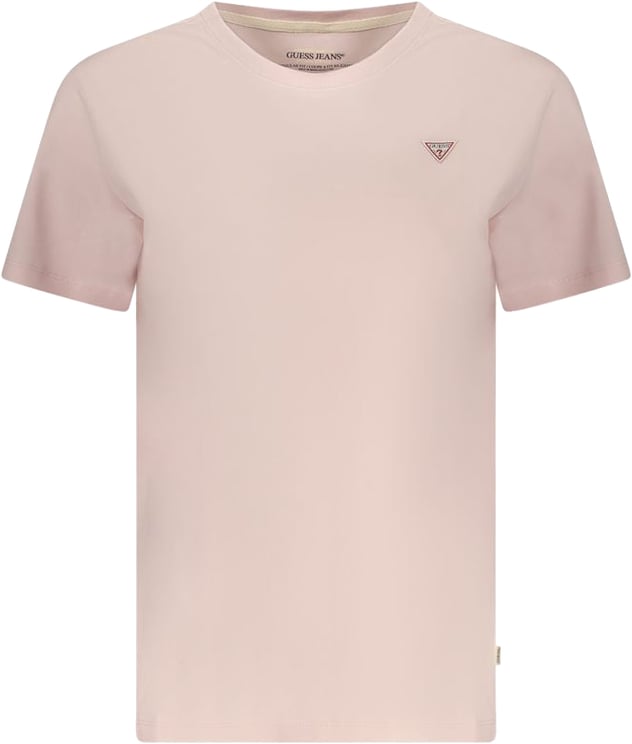 Guess Guess Jeans Rosa Cotton Woman T-Shirt