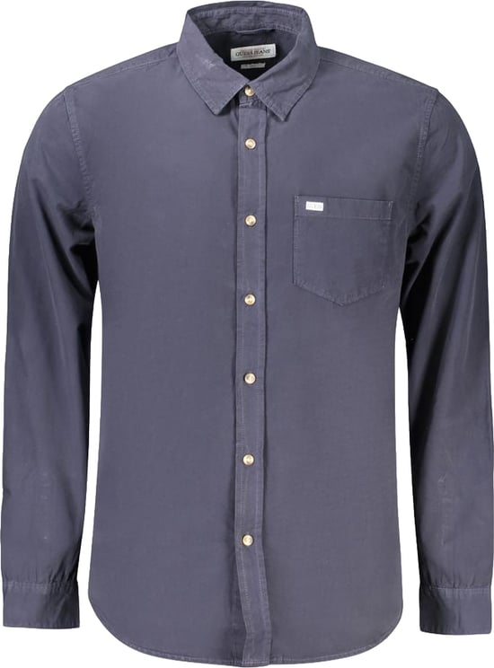 Guess Guess Jeans Blue Cotton Men's Shirt