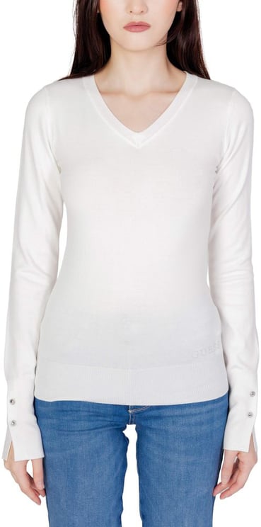 Guess Guess White Cotton Sweatshirt