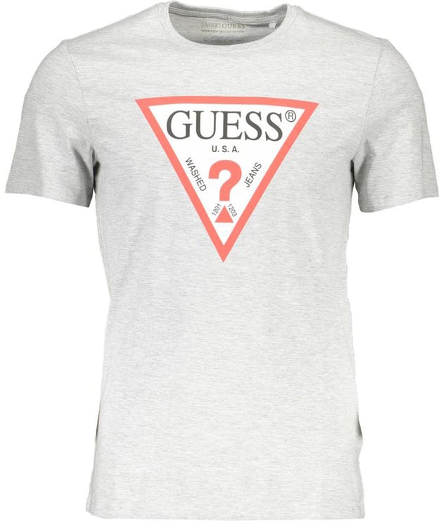 Guess Guess Jeans Grigio Cotton Men T-Shirt