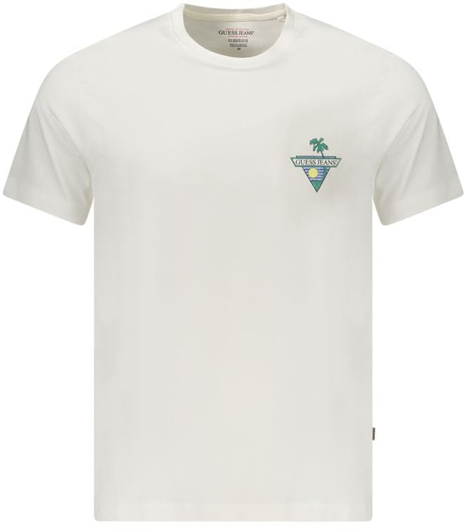 Guess Guess Jeans Bianco Organic Cotton Men's T-Shirt