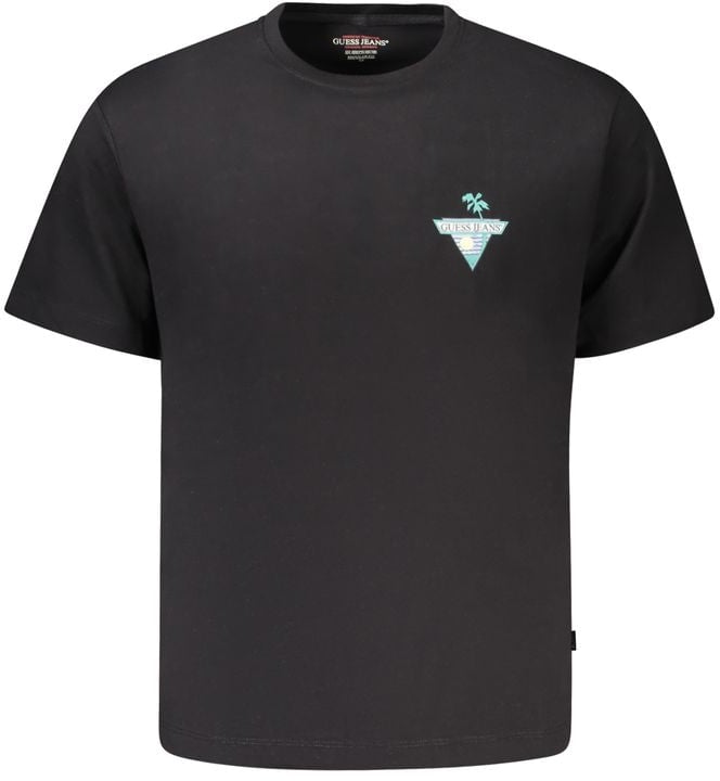 Guess Guess Jeans Black Organic Cotton Men's T-Shirt