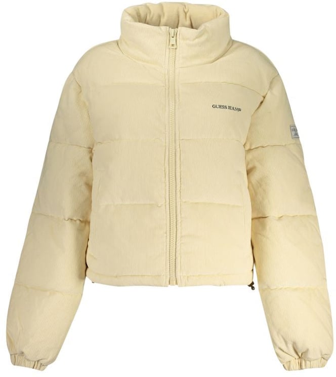 Guess Guess Jeans Beige Polyester Women's Jacket