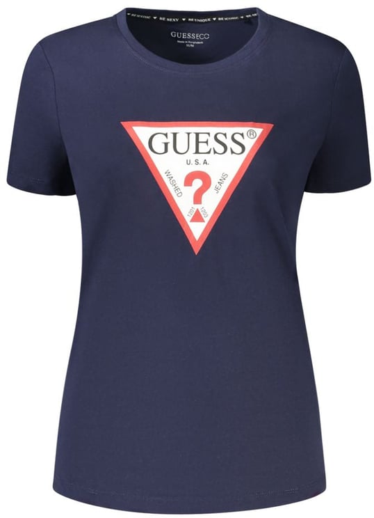 Guess Guess Jeans Blue Organic Cotton Women T-Shirt