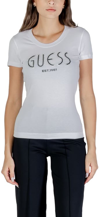 Guess Guess White Cotton T-Shirt