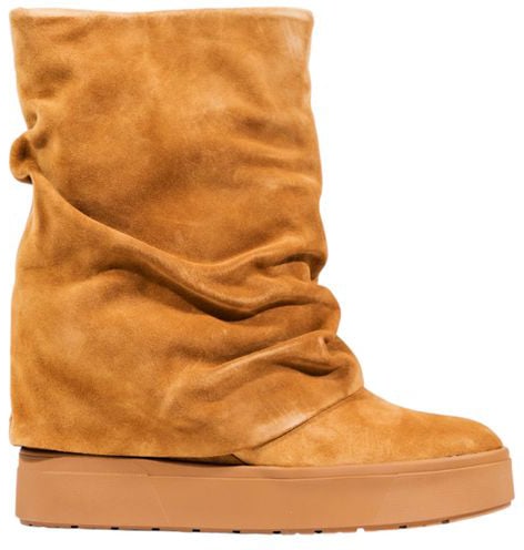 Guess Guess Beige Suede Leather Ankle Boots