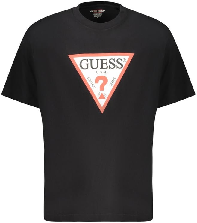 Guess Guess Jeans Black Organic Cotton Men T-Shirt