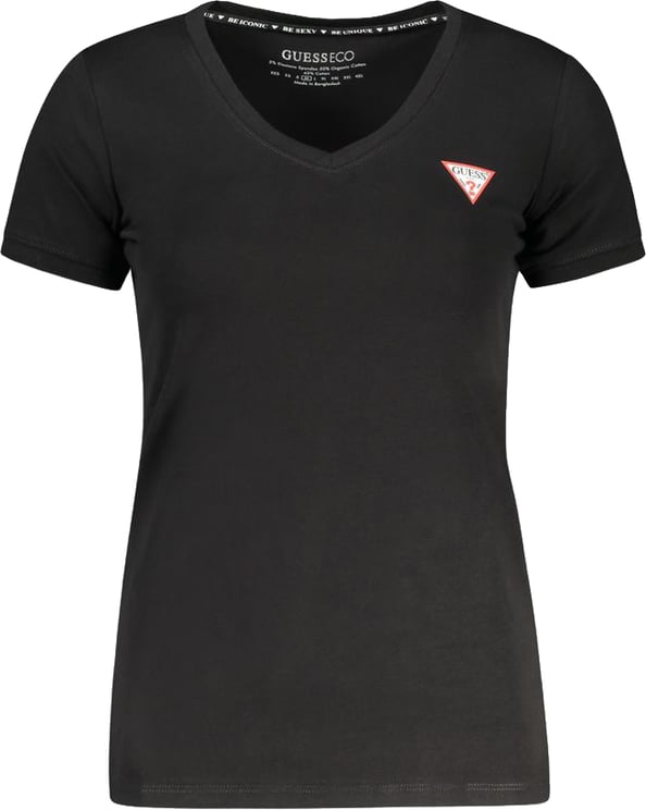 Guess Guess Jeans Black Cotton Women's T-Shirt
