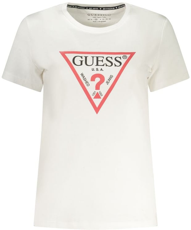 Guess Guess Jeans Bianco Cotton Women T-Shirt
