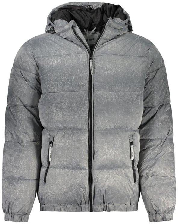 Guess Guess Jeans Gray Polyamide Jacket