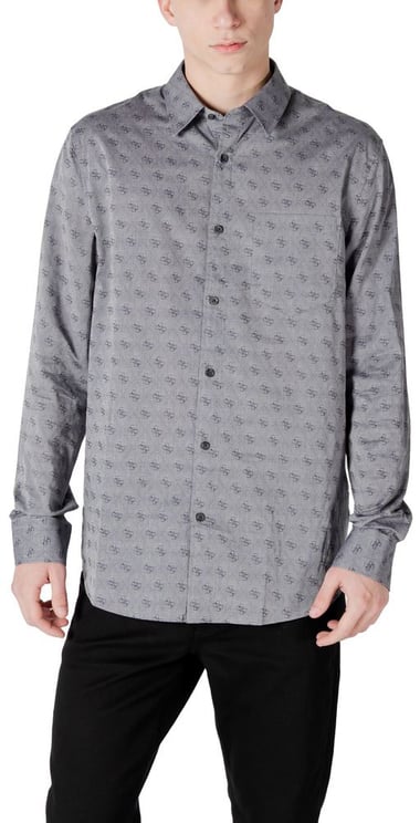 Guess Guess Gray Cotton Dress Shirt