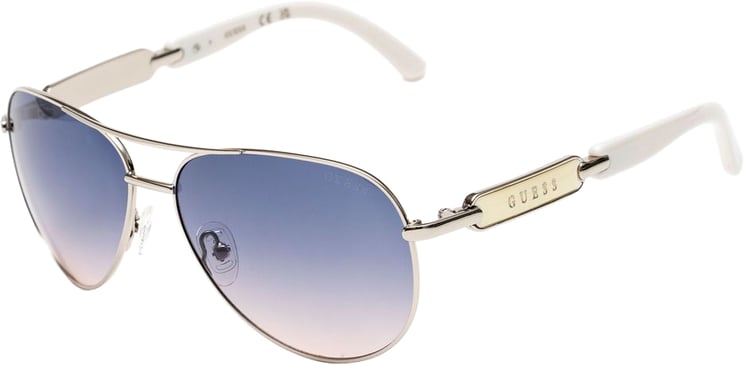 Guess Guess Gray Metal Sunglasses