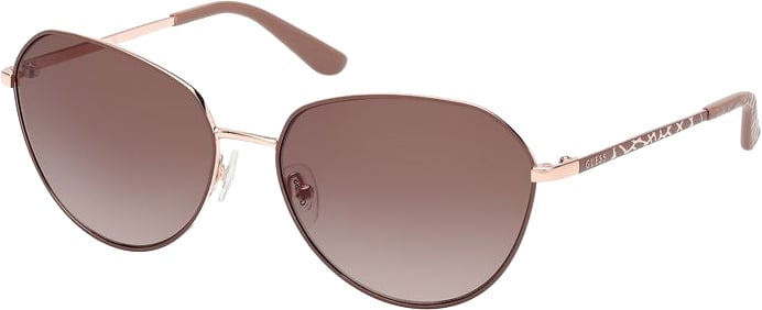 Guess Guess Beige Metal Sunglasses