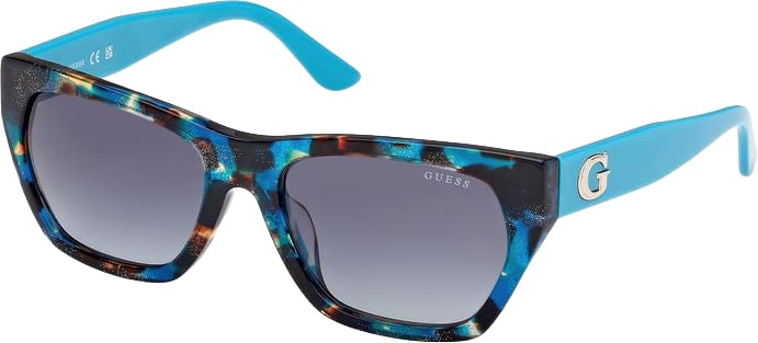 Guess Guess Blue Acetate Sunglasses