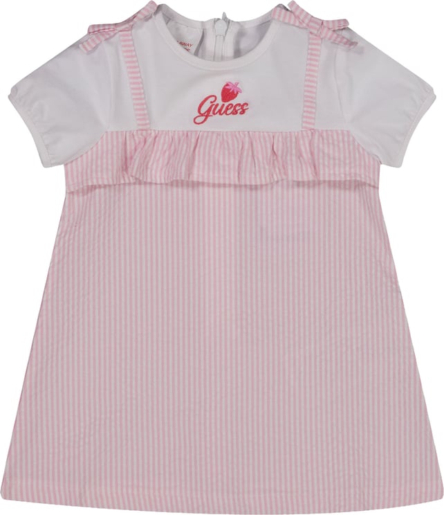 Guess Guess Baby Meisjes Jurk In Wit