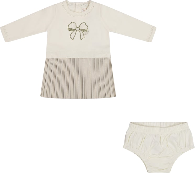 Guess Guess Baby Meisjes Jurk In Off White