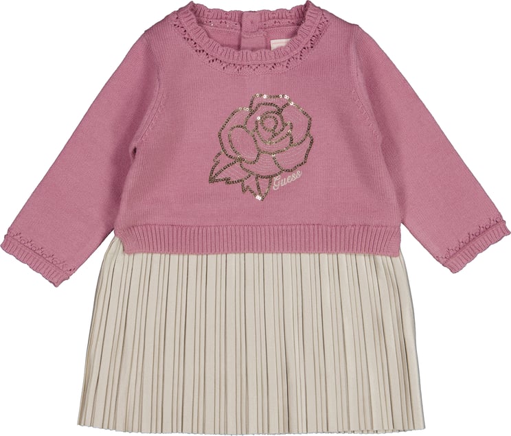 Guess Guess Baby Meisjes Jurk In Roze