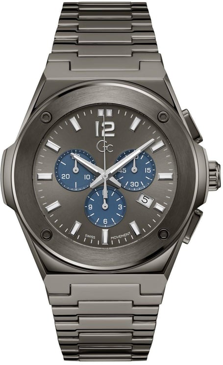 Guess Gc Z33003G5MF Idol Swiss Made Herenhorloge 44mm