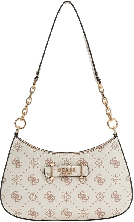 Guess Carrie Logo Top Zip Schoudertas